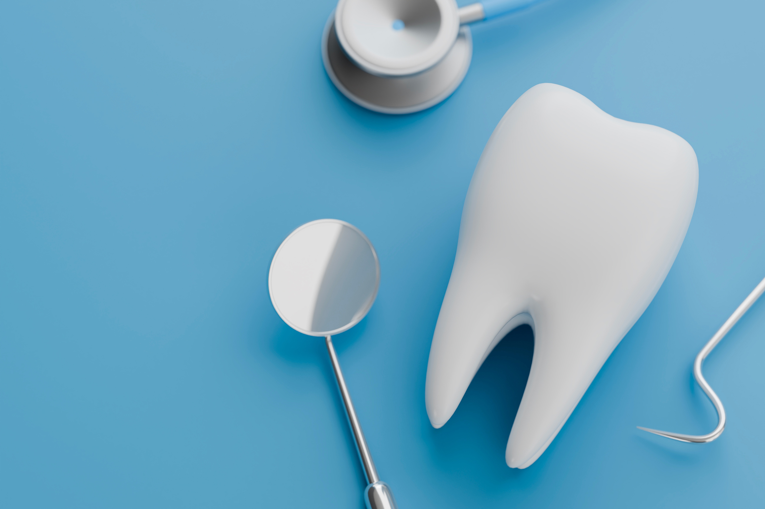 Dentist treating a patient